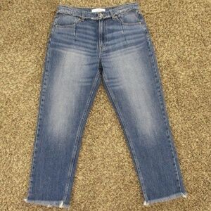 Kancan Jeans 9/28 Angelina High‎ Rise Slim Straight Leg 100% Cotton Denim